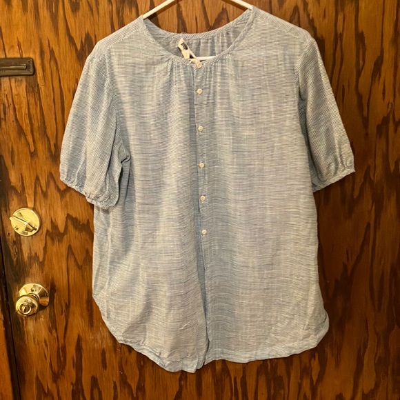 Madewell x Rivet & Thread Striped Peasant Top - Picture 3 of 6